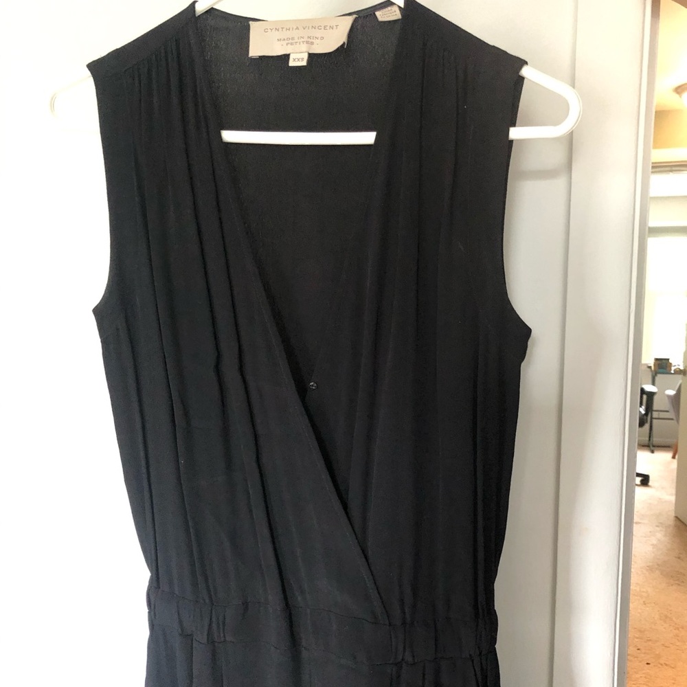 Anthropologie Cynthia Vincent Black Jumpsuit